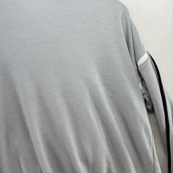 Vintage Christian Dior Track Jacket Men's XL Blue Gray Zip Pockets Monsieur 80s - Picture 10 of 11